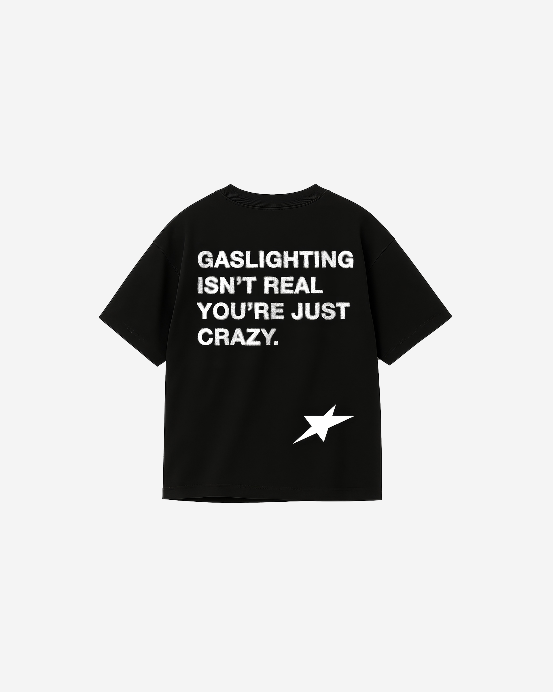 GASLIGHTING T-SHIRT - BLACK